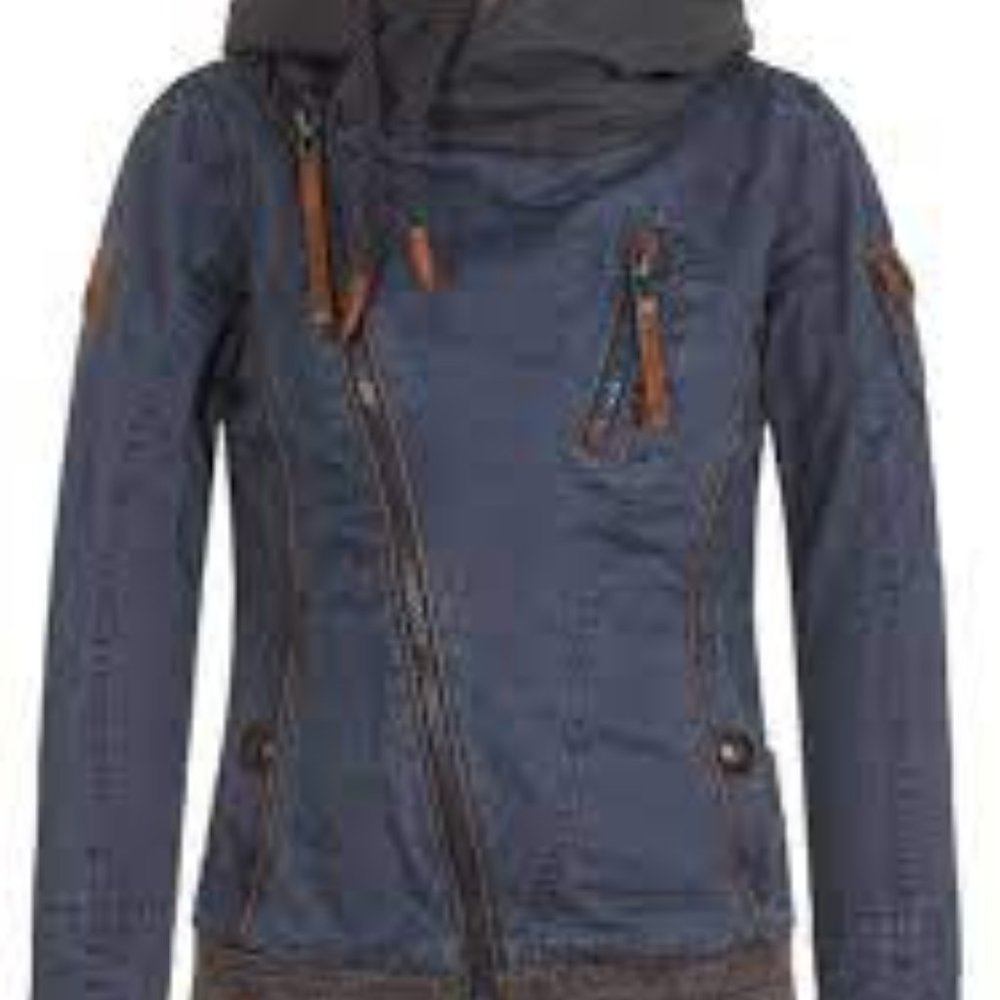 Naketano Walk the Line Jacket in Dark Gray